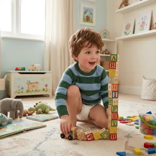 Playful Nursery Moments with a Sweet Little Boy