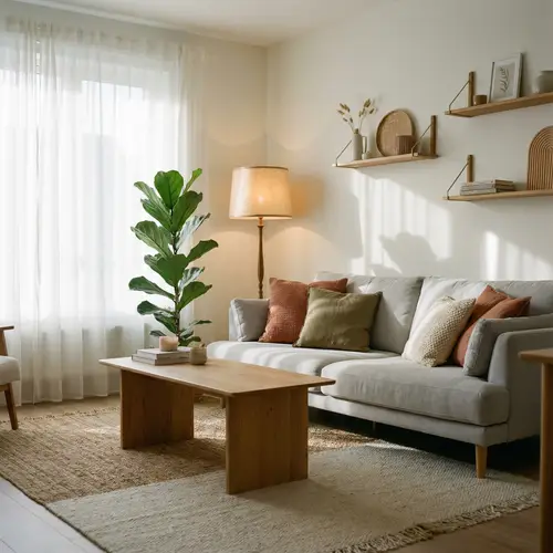Cozy Scandinavian Living Room Design Ideas