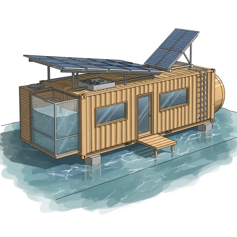 Sustainable Container Home Architecture Project Sustainable Container Home Architecture Project