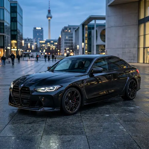 Futuristic 2025 BMW M3 Model - Sleek Design with Aerodynamic Features