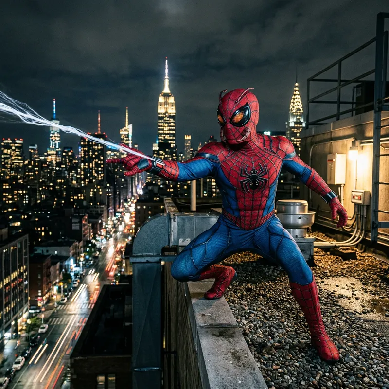 Spiderman Transformation: New Spider-Inspired Costume