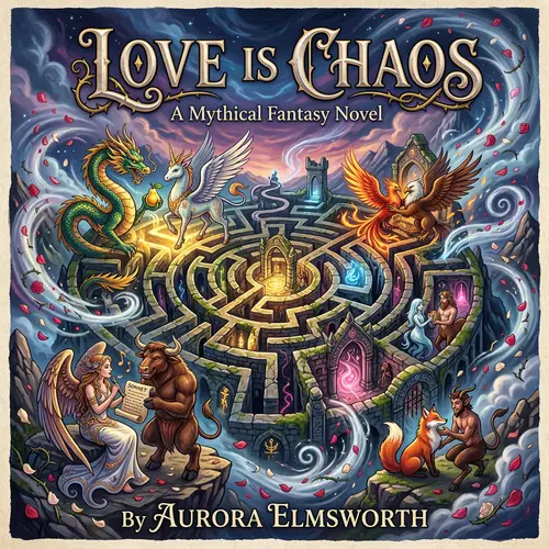 Love Is Chaos | Mythical Fantasy Novel Cover Illustration