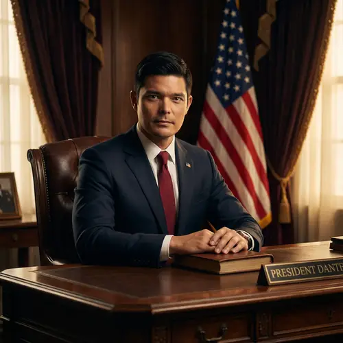 Tribute Portrait of President DingDong Dante