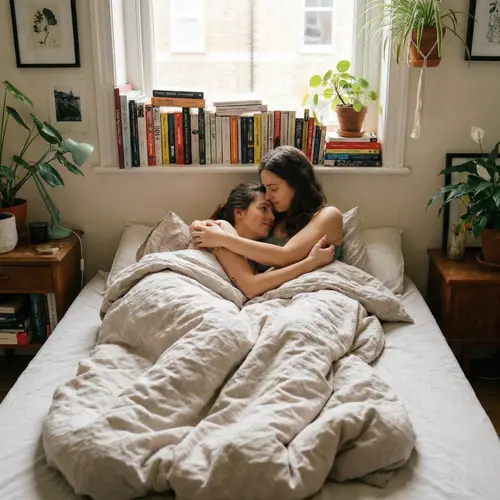 Couples in Love: Intimate Bedroom Moments