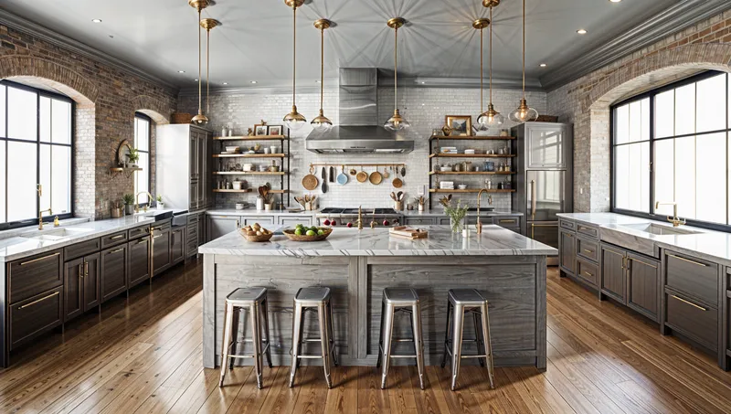 Industrial Style Kitchen Design Ideas