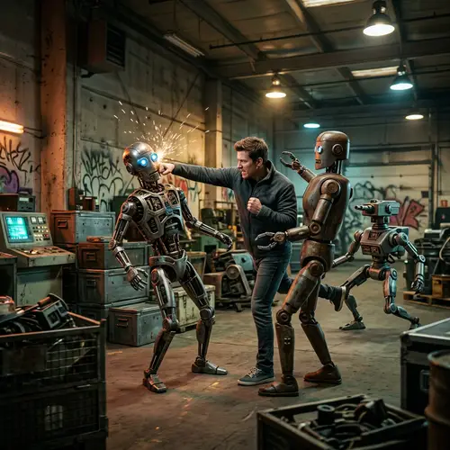 My Photo Fighting Robots