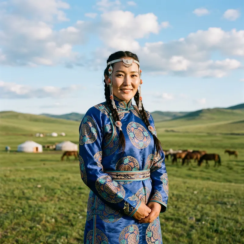Stunning Mongolian Women: Beauty and Grace