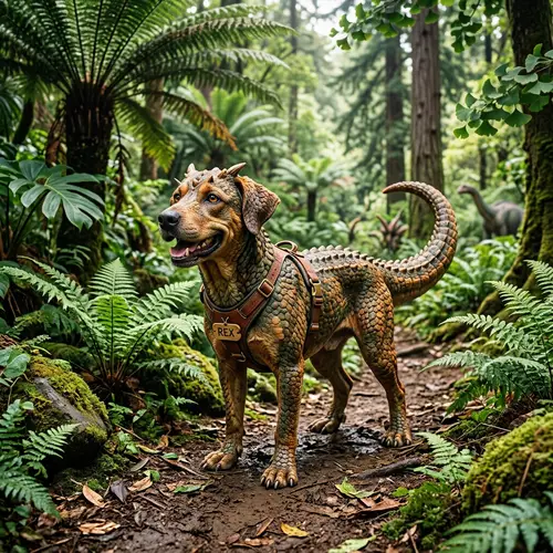 Dinosaur Dog: A Unique Pet Concept
