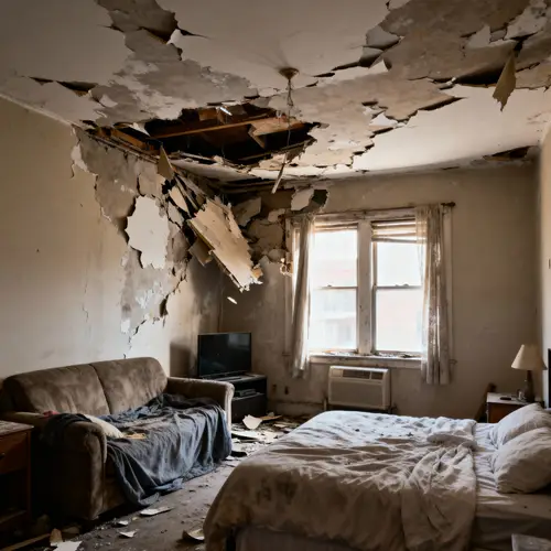 Ceiling Collapse: Ana's Unresolved Living Issues