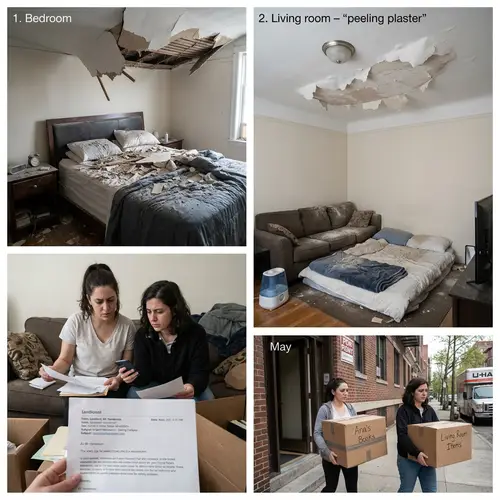 Ceiling Collapse: Ana's Unresolved Living Issues