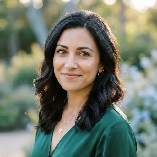 Mesmerizing Portrait of a Beautiful Woman with Flowing Hair