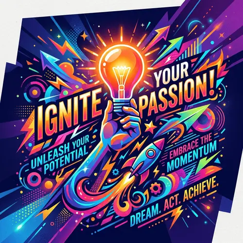 Vibrant Graphic Design Illustration | Bold Color Palette