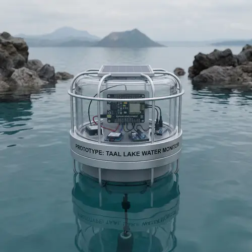 Water Quality Monitor Design Prototype with ESP8266 in Taal Lake