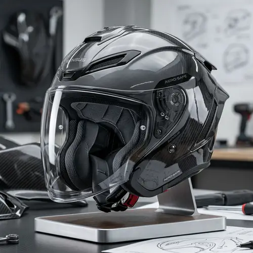Sleek and Modern Helmet | Safety & Efficiency