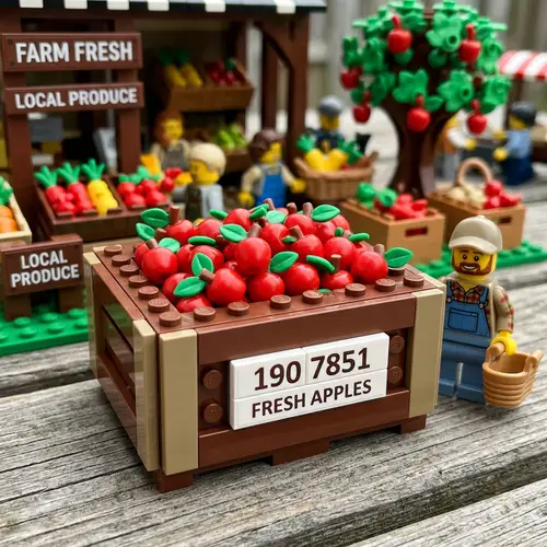 Lego Scene: Box of Apples