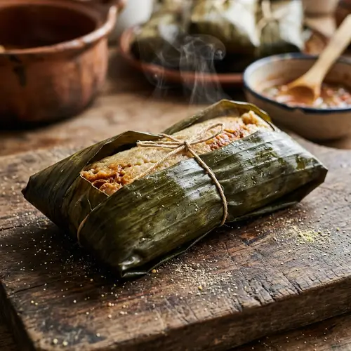 Plump & Steamy Banana Leaf Tamale | Authentic Mexican Cuisine