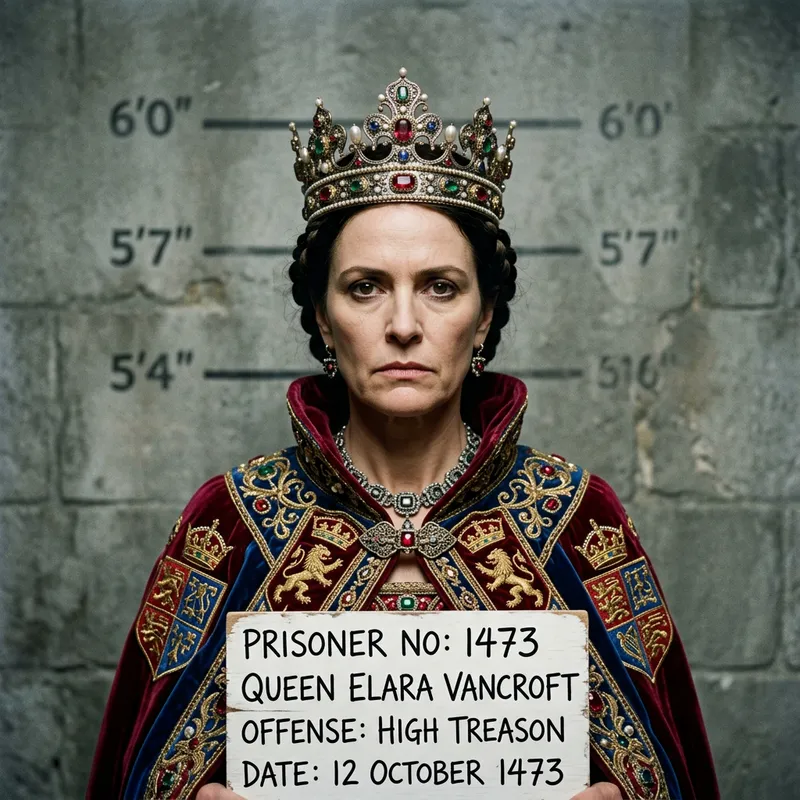 Fictional Queen Medieval Era Mug Shot - Regal Appearance
