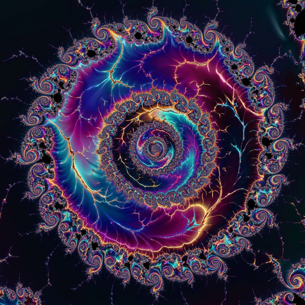 Mesmerizing Fractal Pattern in Human Eye - Infinite Complexity