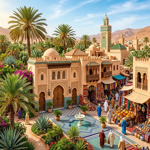 Exotic Landscapes & Moroccan Architecture | Vibrant Flora