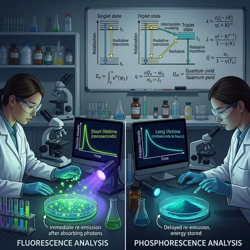 Scientific Analysis of Fluorescence and Phosphorescence Emission