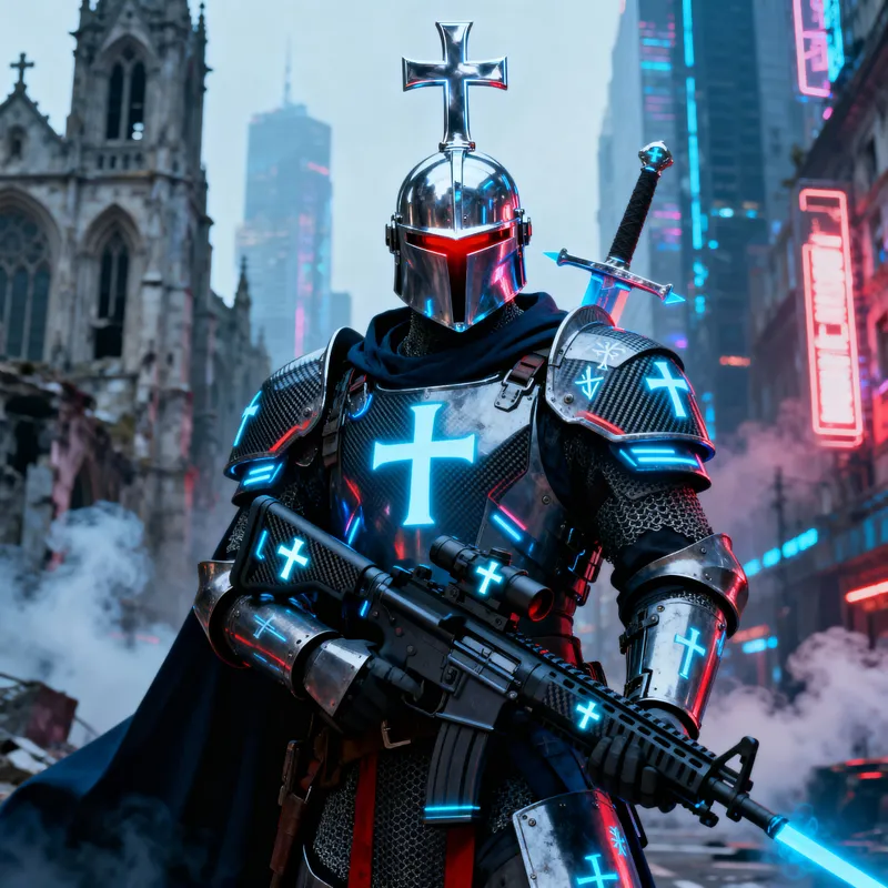 Modern Holy Crusader: Valor Meets Urban Warfare