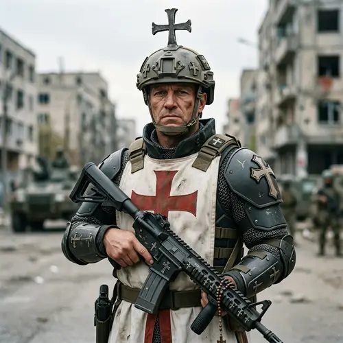 Modern Holy Crusader: Valor Meets Urban Warfare