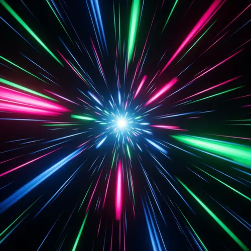 Animated Techno Stroboscopic Background