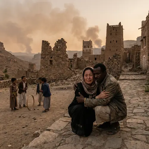 Emotional Love Amidst Turmoil in Yemen