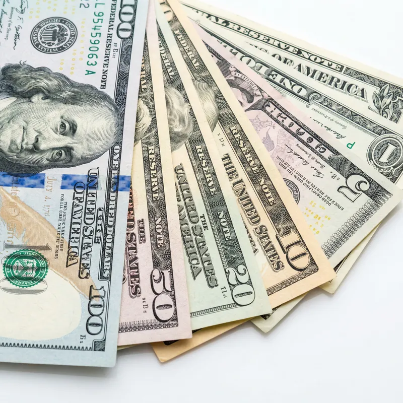 Stunning Close-Up of Fresh Dollar Bills