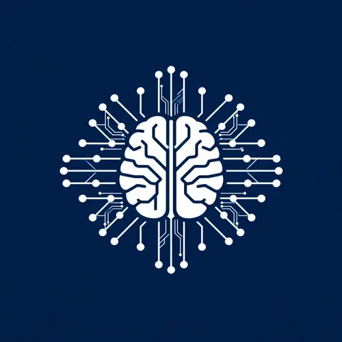 Brain, Mind & AI Logo Design