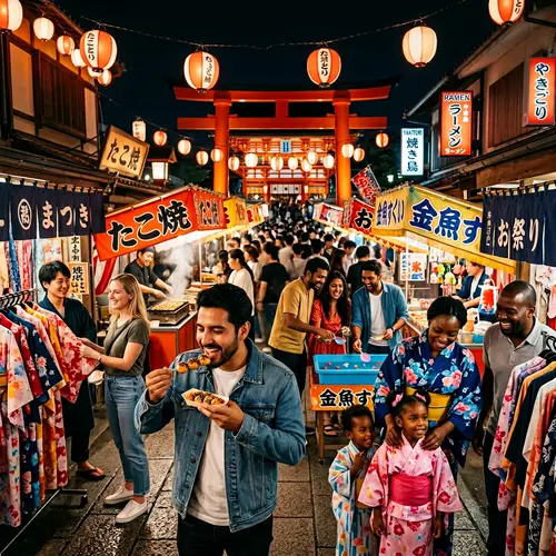 Japanese Night Market | Street Food & Local Vendors