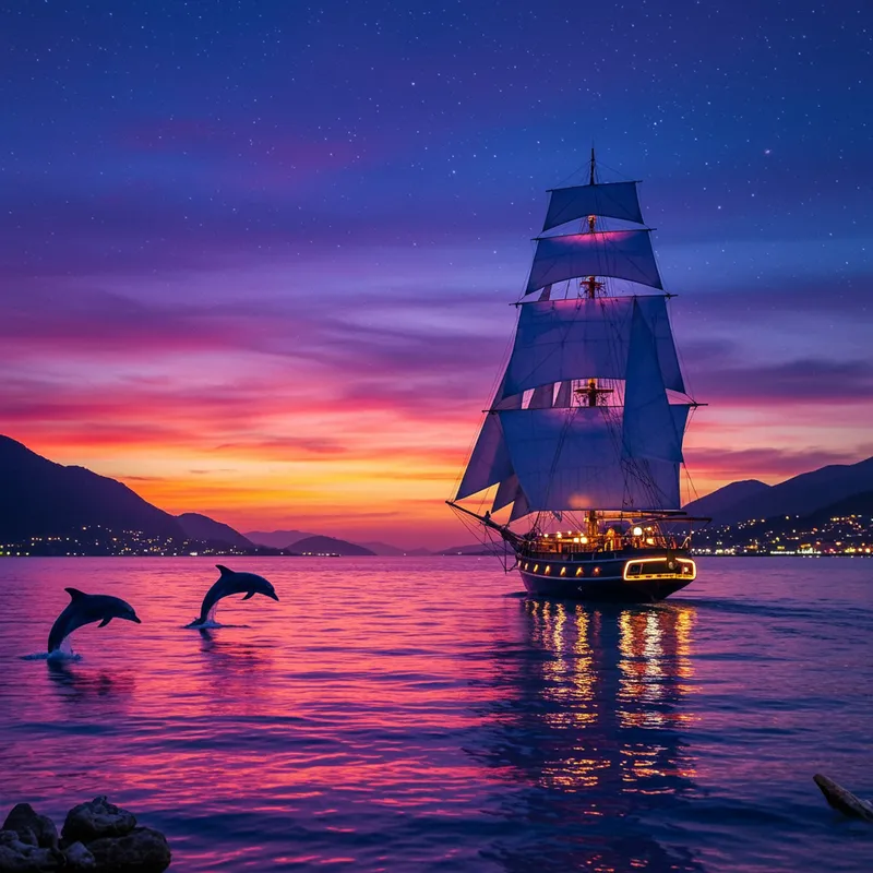 Nautical Twilight: Stunning Night Colors & Beauty