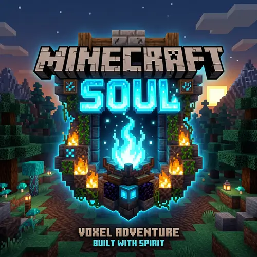 Minecrafty Logo with Soul - Unique Designs