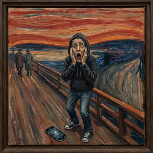 Scream Parody Artwork: A Unique Twist