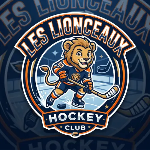 Les Lionceaux Hockey Team Logo