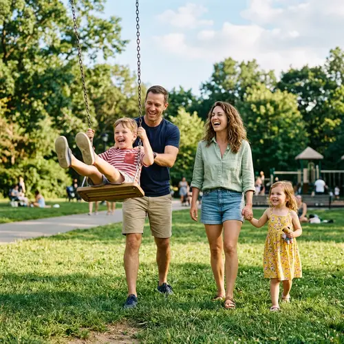 Our Healthy Family: Enjoying a Day Off Together