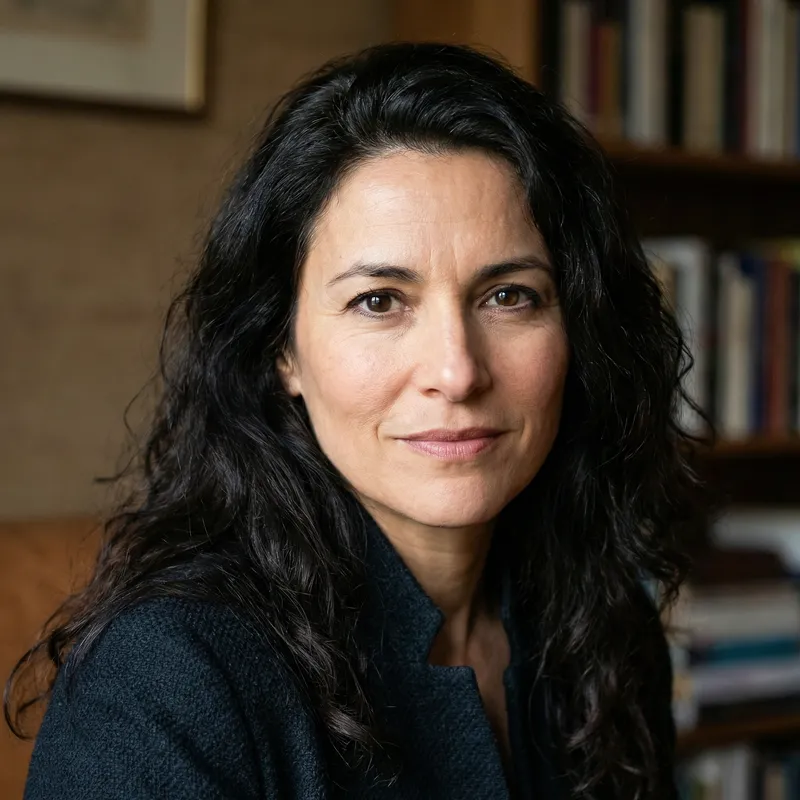 Graceful Femme with Expressive Eyes and Flowing Hair