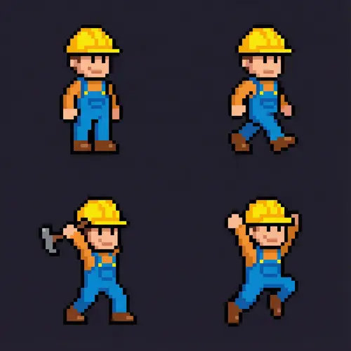 32x32 Pixel Constructor Sprites Generator