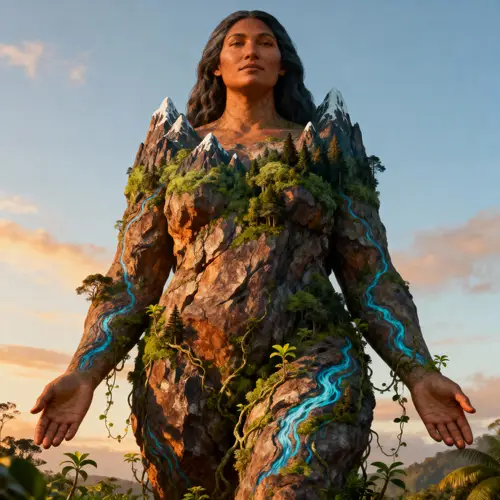 Full Body Demonstration of Papatuanuku the God