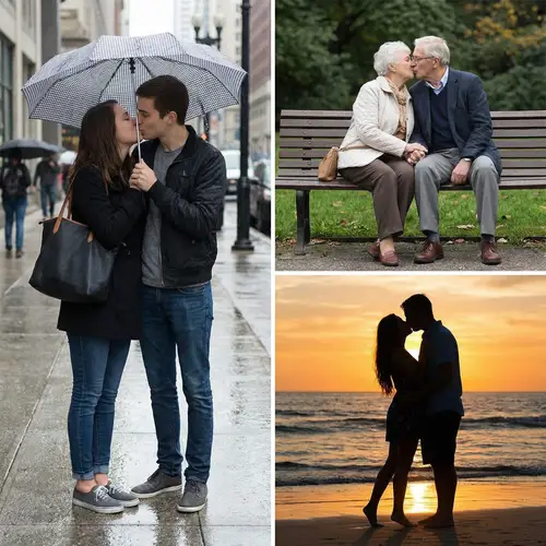 Couples Kissing: Love in Every Moment