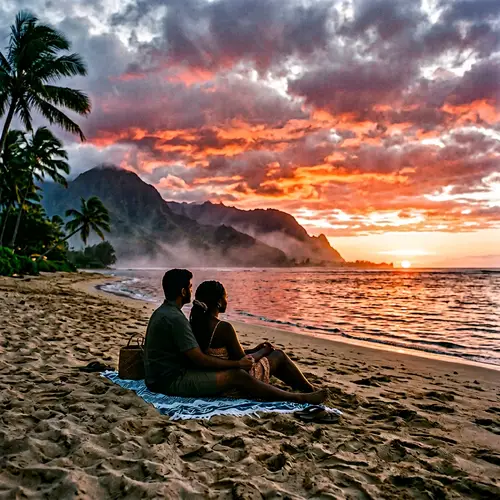 Beach Sunset Romance: A Couple's Escape