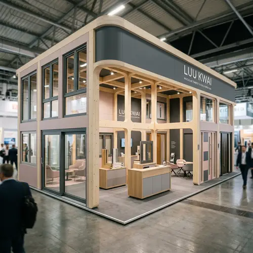 Modular Exhibition Stand for Doors & Windows