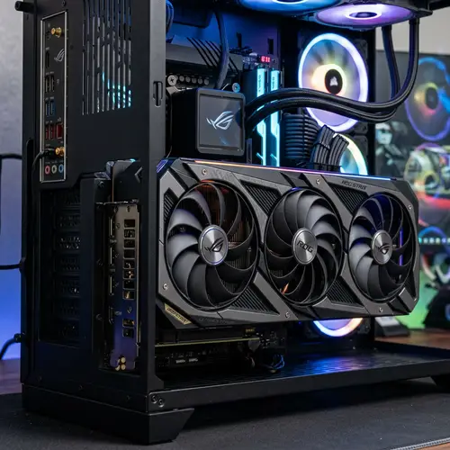 High-Performance Desktop Video Card with LED Lighting