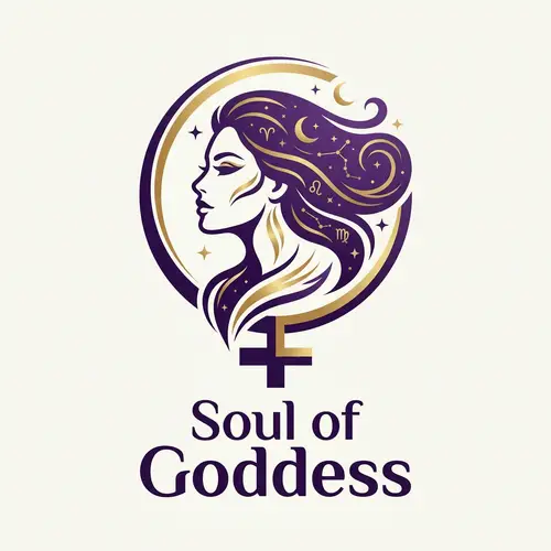 Empowered Femininity: Soul of Goddess Logo Design