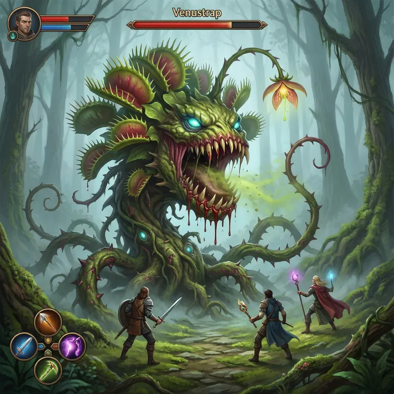 Unique Monster From Flytrap for Fantasy RPG Unique Monster From Flytrap for Fantasy RPG