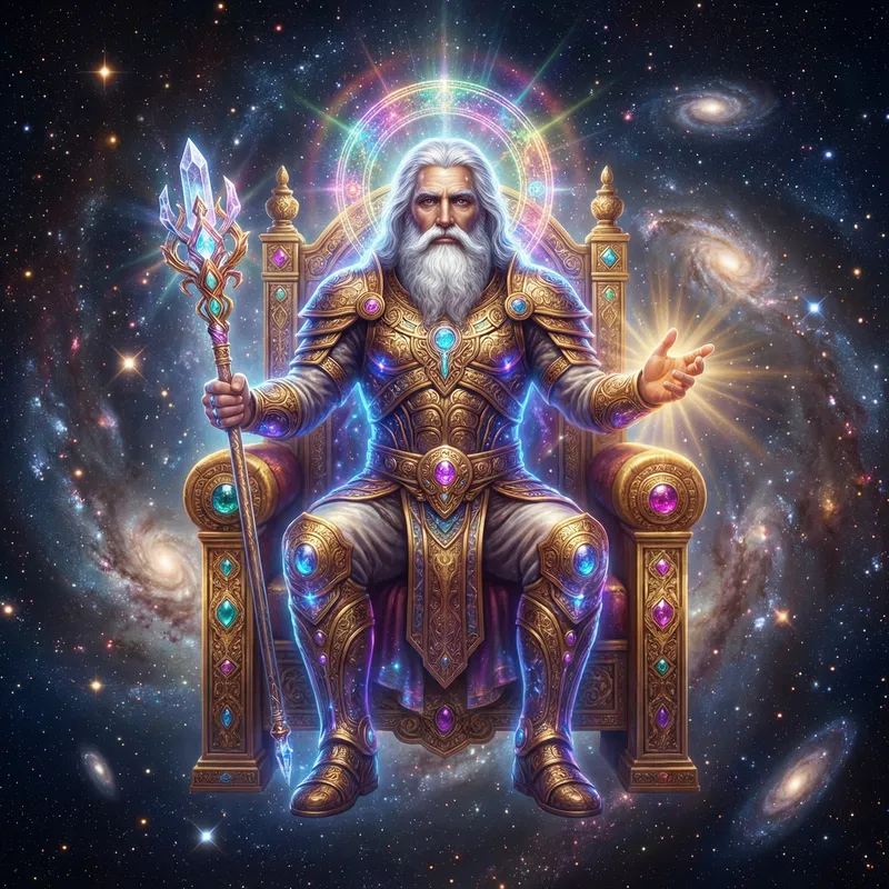 Divine Deity in Celestial Realm Divine Deity in Celestial Realm