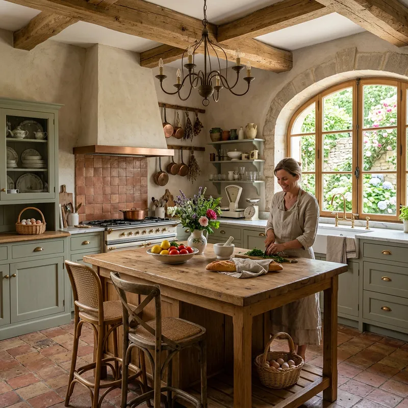 Beautiful French Country Kitchen Design Beautiful French Country Kitchen Design