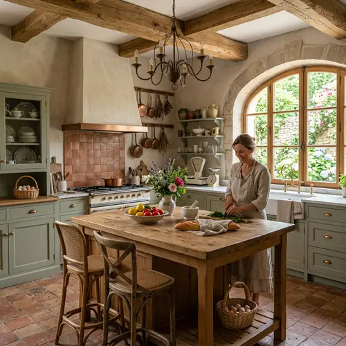 Beautiful French Country Kitchen Design