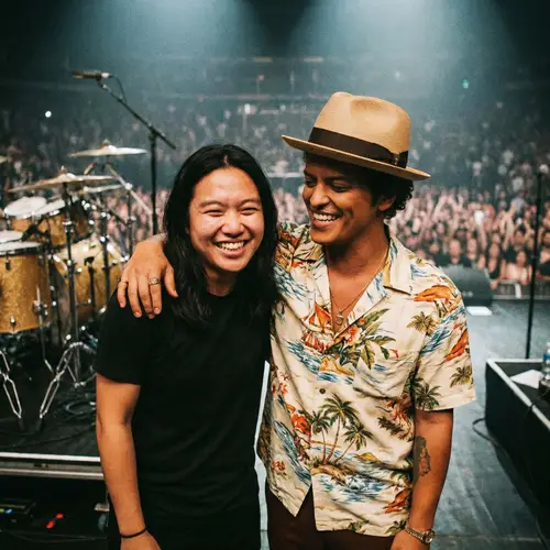 Create an Image with Bruno Mars