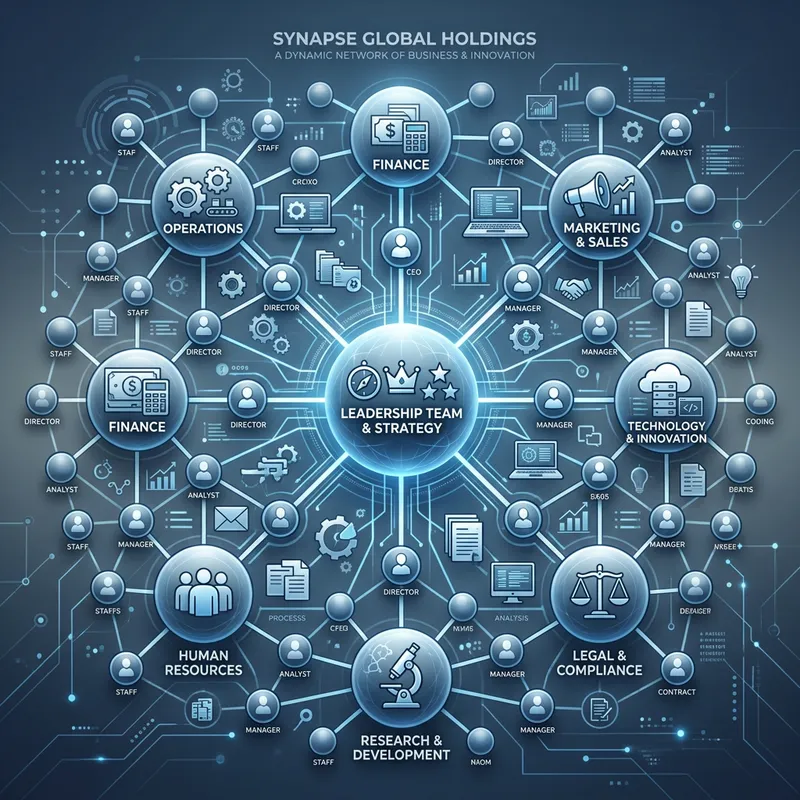 Abstract Company Representation: Connections & Leadership Abstract Company Representation: Connections & Leadership